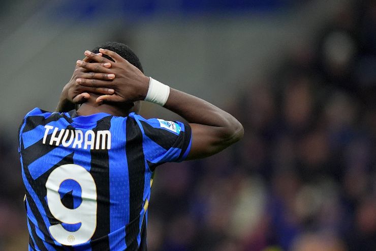 Thuram attaccante dell'Inter